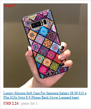 Мягкий прозрачный чехол для samsung Galaxy S8 S9 S10 Plus, Note 8 9 10 Pro M10 M20 M30 A10 A20 A30 A40 A50 A60 A70 A80 чехол на заднюю панель