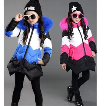 

2020 Girls Down Jacket Children's Winter Clothing Kids Warm Thick Coat Windproof Jacket for Girl Cartoon Parka Winter Outerwear