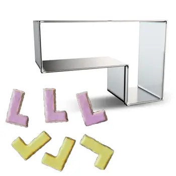 

8 Style Stainless Steel Cookie Cutter Mold Puzzle Shape Biscuit Mould DIY Fondant Pastry Decorating