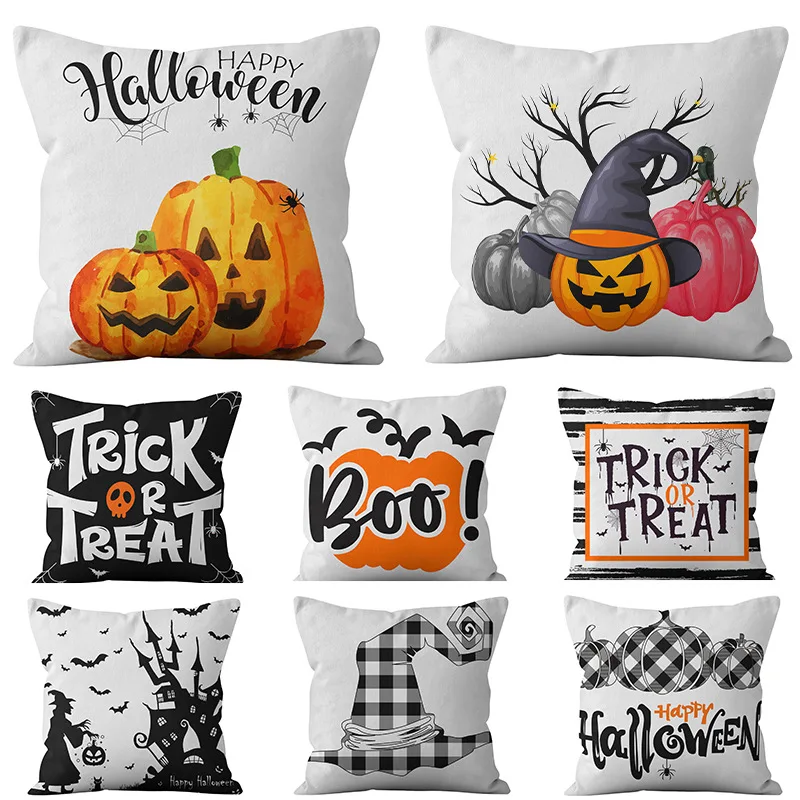 

Halloween Pillowcases Square Pillowcase Home Decor Cushion Covers Decor Gifts Pillowcase For Indoor Sofa Bedroom Pillow Case