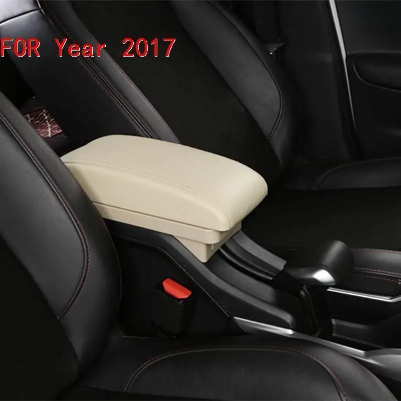 Decorative Automovil Arm Rest Car Car-styling protector Upgraded Interior Auto Decoration Armrest Box 17 FOR Peugeot 301