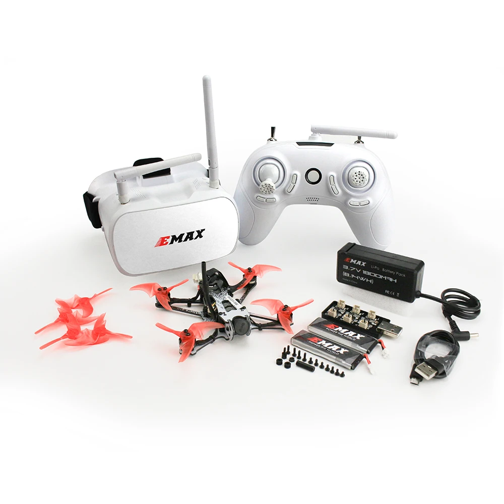 Emax Tinyhawk II 2 Freestyle RTF FPV Racing Drone Kit RunCam Nano2 37CH 25/100/200mW VTX 2S-FrSky Quadcopter With Goggle RC Quadcopter medium