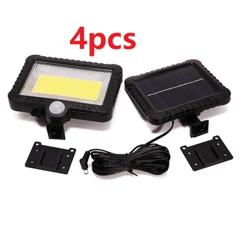 

100 LED Solar Light Outdoor Solar Lamp Powered Sunlight Waterproof PIR Motion Sensor Street Light for Garden Decoration Hot Sale