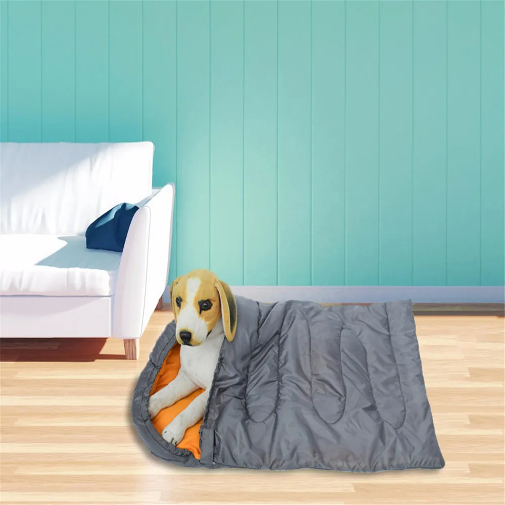 Large waterproof Dog Sleeping Bag Portable Dog Bed Outdoor Camping Pet Cave Bed Mat For Medium Large Dogs Blanket Pet Product