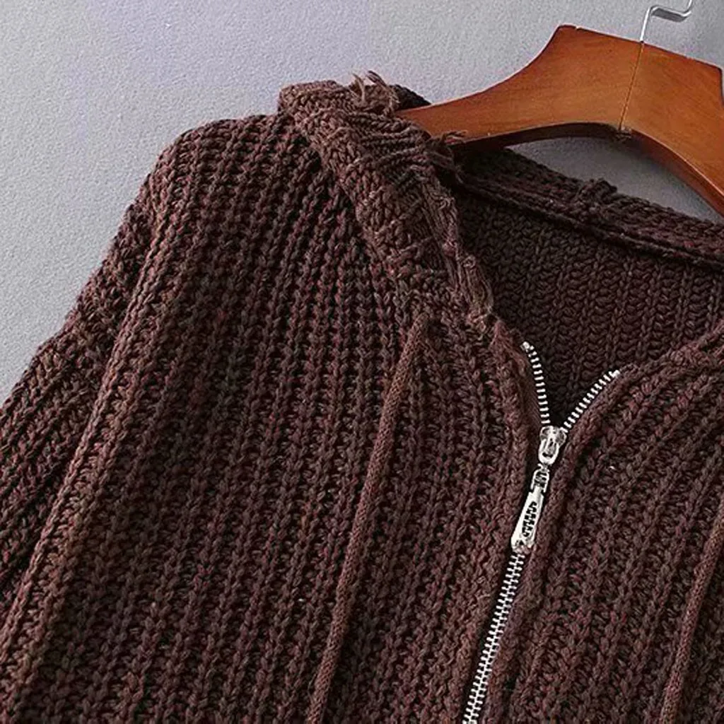 Pull femme nouveaute женский свитер на шнурке с длинным рукавом свитер на молнии вязаный свитер Джерси mujer