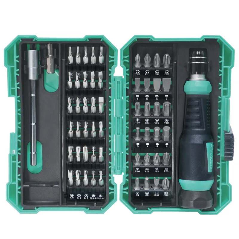 Pros'kit SD-9857m многофункциональная 57 в 1 компьютерная Прецизионная отвертка набор ремонтных инструментов разборка мобильного телефона