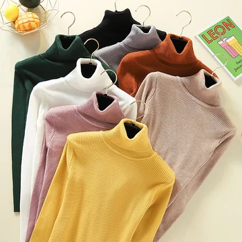

Winter Sweater Women Sweater Women Turtleneck Pullover Winter Clothes Women Slim Cardigan Водолазка Свитер Свитер Женский