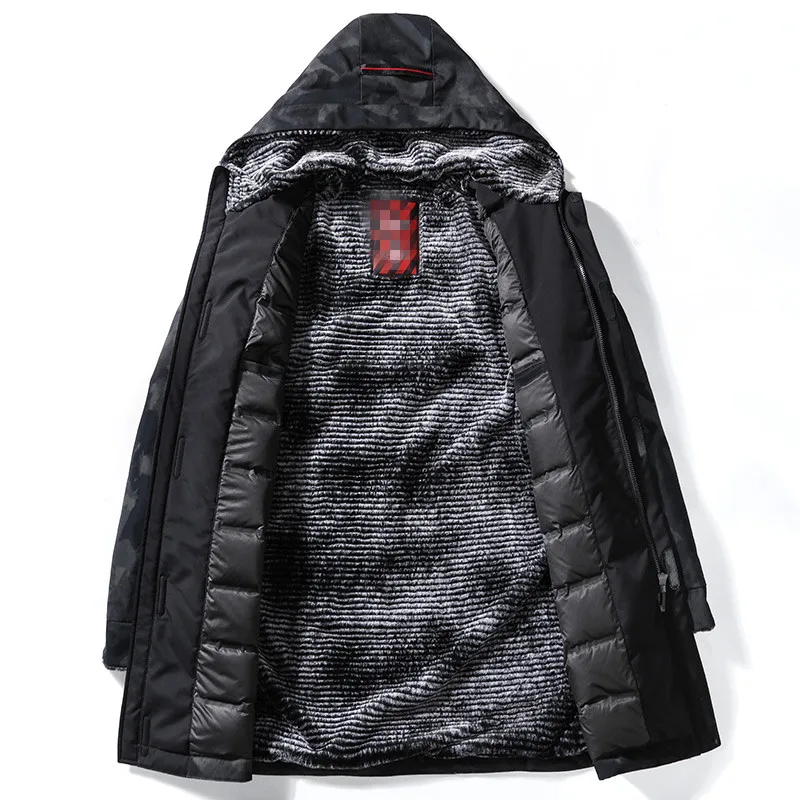 10XL 8XL 6XL 5X высокое качество-40 градусов Цельсия Dow Куртка Теплая мужская зимняя толстая зимняя парка пальто Камуфляж белый черный утка