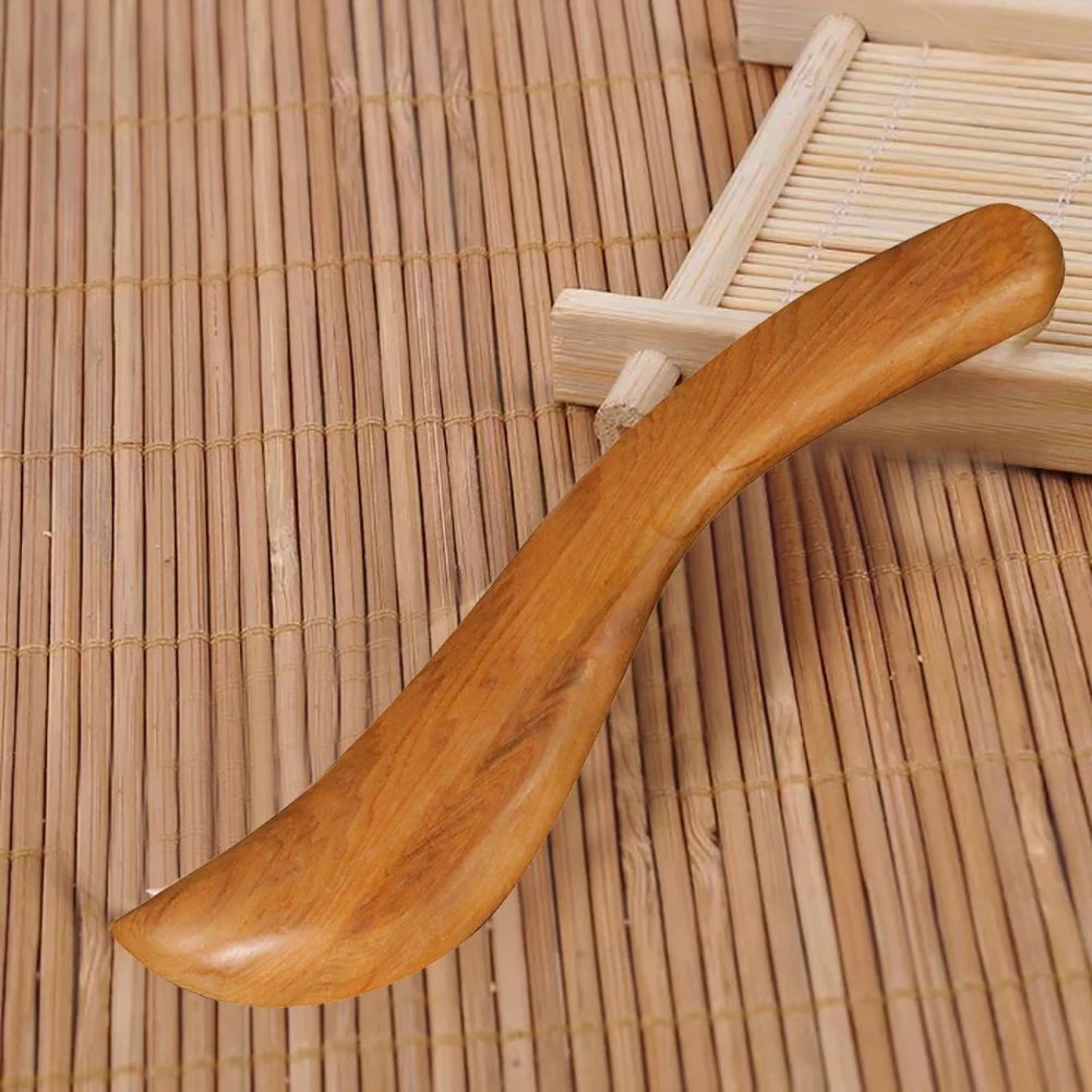 Gua Sha массажные пластины для тела s-образная деревянная соскабливающая доска для спины инструменты для ухода за здоровьем гладкой Спа Ручной релаксации