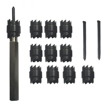

13 Pcs Spot Welding Drill Double Sided Rotary Spot Weld Cutter Drill Bit Tool