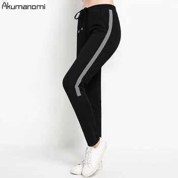 

Women Casual Elastic Waist Simple Regular Trousers Womens All-match Trendy Plus Size 5XL Pencil Pants Plus Size 5XL High Quality