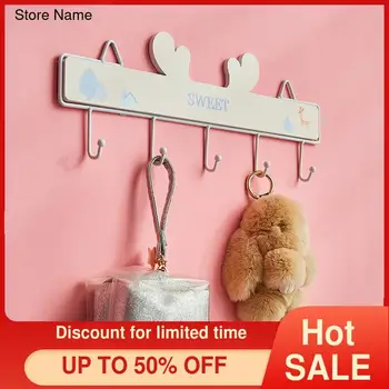 

Creative Cute Living Room Ins Key Rack Wall-Mounted Storage Home Living Room Door Door Door Decorative Wall Hangings
