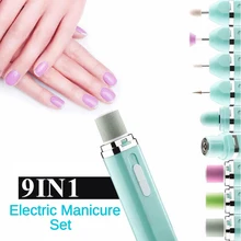 Professional Electric Nail Art Drill Pen Handle File Polish Grind Machine Women Men Epilator Grinder Pedicure Tool Accessories