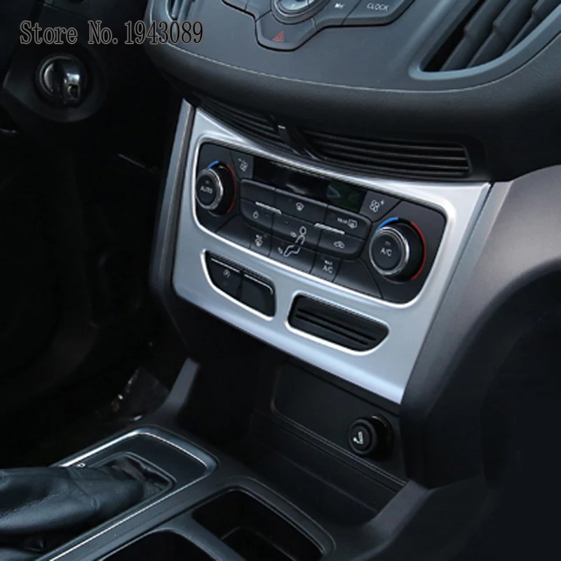 Для FORD ESCAPE KUGA AC A/C Предупреждение света Переключатель приборной панели Панель Крышка центральной консоли отделка рамка литья