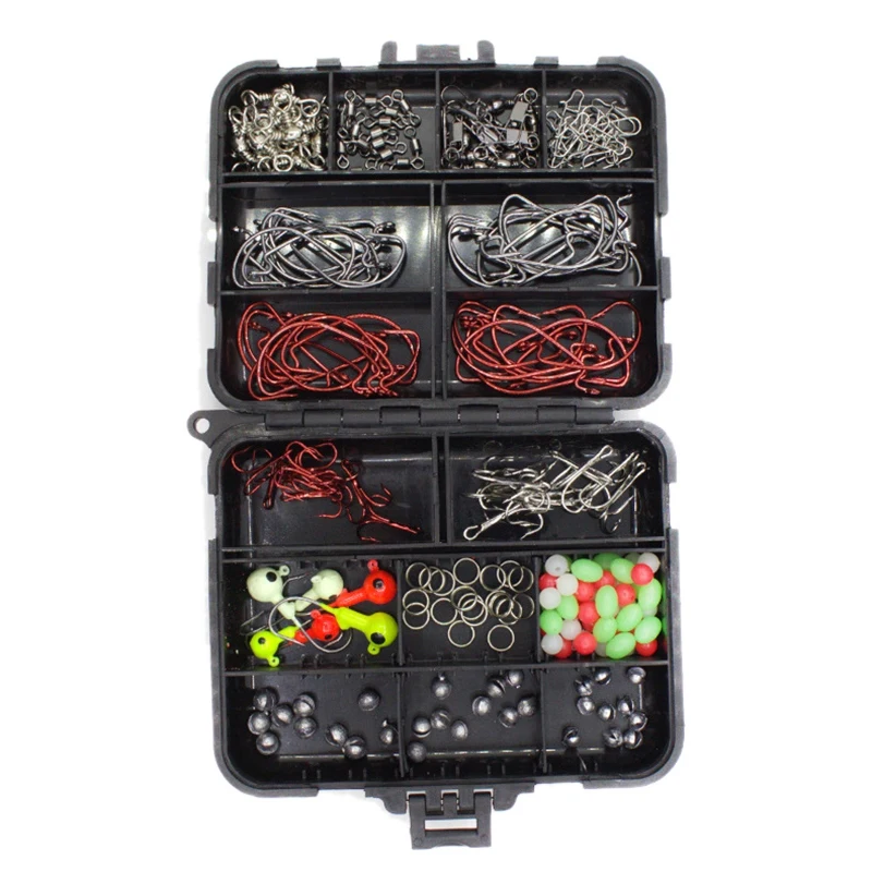 

Fishing and Fishing Set Box Tackle Box Small Clear Plastic Waterproof Hook Lure Bait Box Fishing Accessories