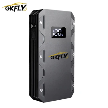 

GKFLY High Capacity 1500A Starting Device 12V Car Jump Starter Power Bank Petrol Diesel Car Charger For Car Battery Booster LED