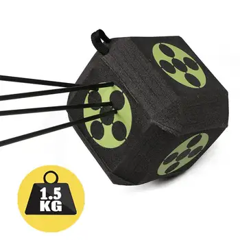 

6-sided 3D 8.66Inch Arrow Archery Target Cube Foam Target Large Dice With Polyfusion Technology (Without Arrow)