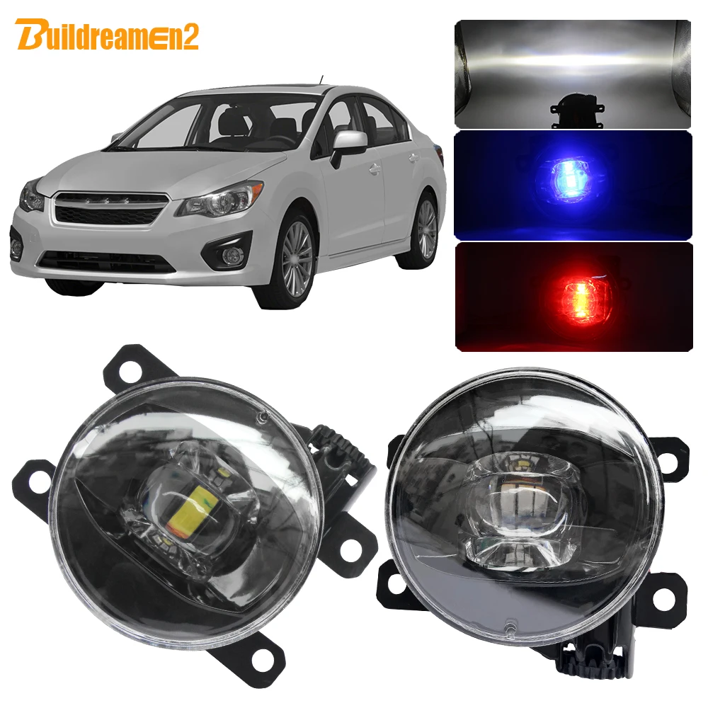Buildreamen2 для Subaru Impreza 2012 2013 2014 2015 автомобильная правая + левая противотуманная фара
