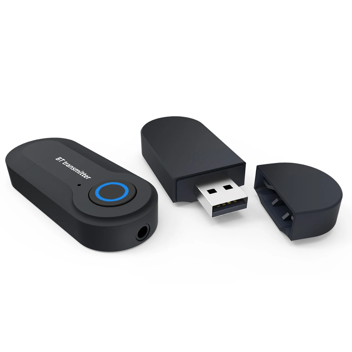 Портативный USB питание BT аудио передатчик беспроводной 3,5 мм аудио кабель адаптер для смартфона PC tv