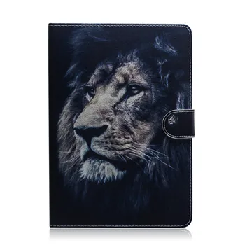 

For Samsung Galaxy Tab A 8.0 2019 T290 T295 Tablet Case Flip Cover Stand Leather Wallet Coloured drawing Tiger Lion Owl Flower