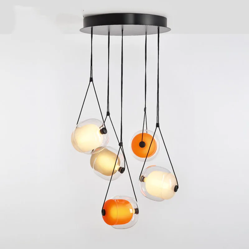 

Modern Iron Glass Pendant Lights Lighting Nordic Pendant Lamp Dining Living Room Bedroom Restaurant Indoor Decor Hanging Lamp