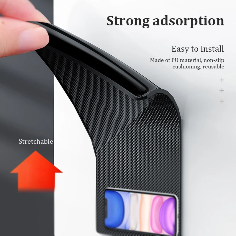 Anti-Slip Mat car dashboard mat non slip dash mat car non slip mat non slip mat For Car 40x20cm Car Dashboard Pad Heat Resistant Non-Slip Mat Dashboard Sticky Pad Adhesive Pads
