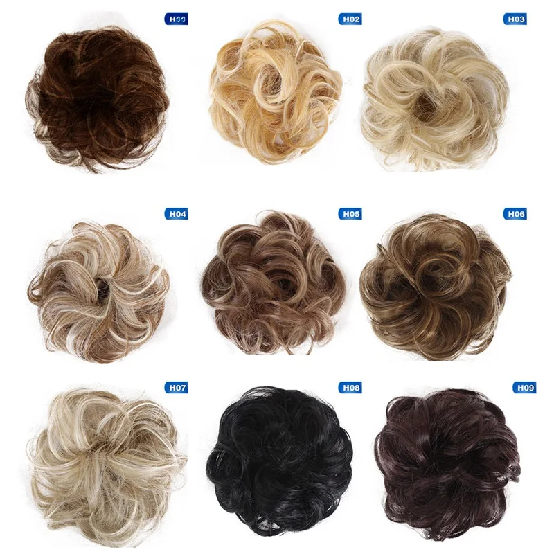 Кудрявые грязные пучки волос кусок скручивание Updo покрытие волосы для наращивания настоящие как человеческие