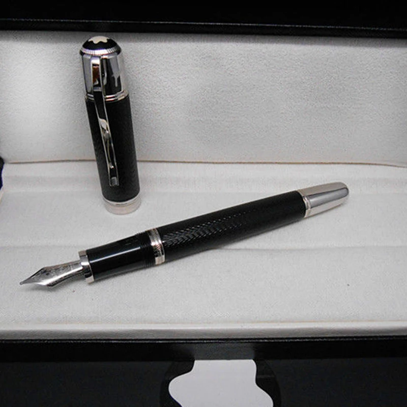 

New Pen Writers Edition Jules Verne Limited Edition Black Fountain Pen Signature Writing School Supplies