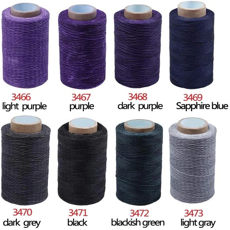MIUSIE прочный 150D 250 метров кожаный вощеный шнур для DIY инструмент для рукоделия ручная строчка плоская Вощеная швейная линия