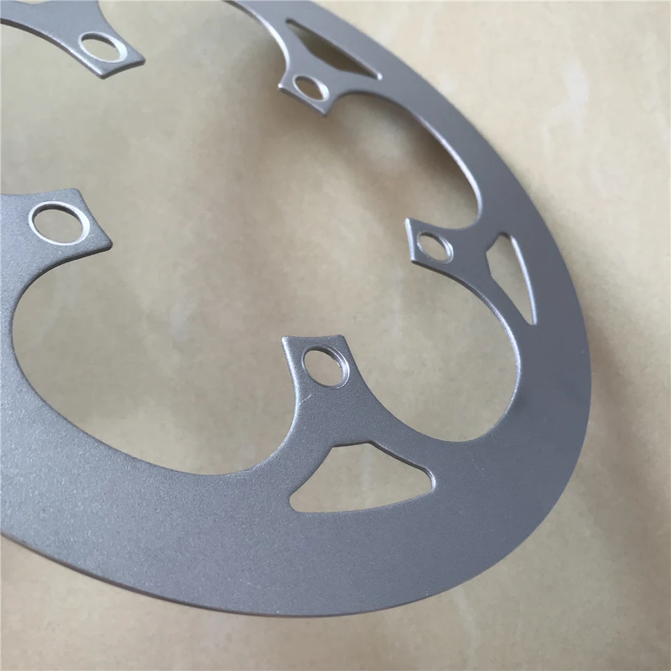 折りたたみ自転車チェーンカバー110 BCDアルミ合金34 T 36 T 38 T 39 T 42 T 44 T 46 T 48 T 50 T 52 T 53 Tプロテクトサポートチェーンリングガード(カラー 110 BCD アルミ合金チェーンカバー 34T 36T 38T 39T 42T 保護カバー