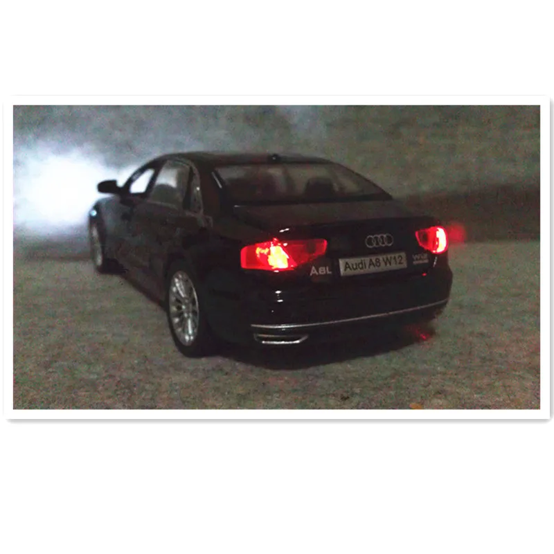 1:32 литья под давлением весы игрушка автомобиля audi модели 4 с открывающимися