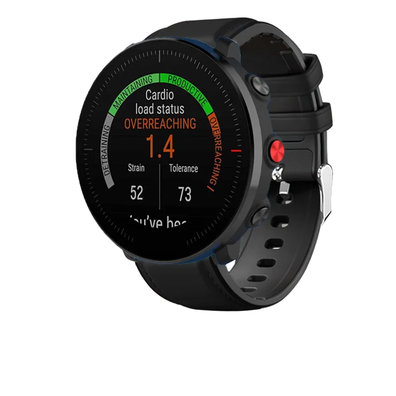 FIFATA 22 мм кожа+ силиконовый двухслойный ремешок для часов Polar Vantage M спортивные часы браслет для Huami Amazfit GTR часы