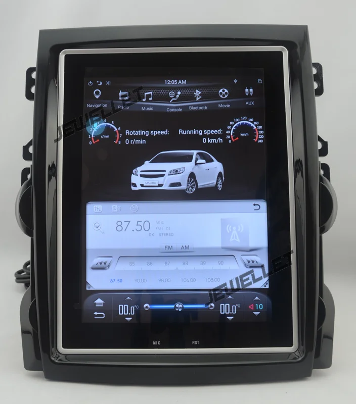 10," tesla стиль вертикальный экран android 6,0 четырехъядерный 32G Автомобильный gps Радио навигатор для Chevrolet Holden Malibu 2013