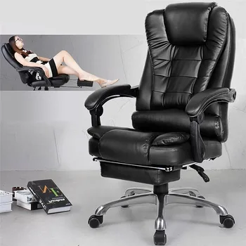 

Office Chair Leather Desk Gaming Chair With Function Adjust Seat Height