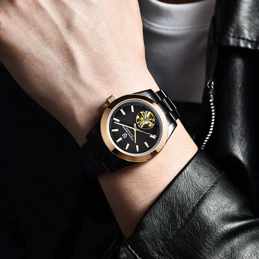 free dropshipping PAGANI DESIGN Top Brand Business Waterproof Mechanical Watch Stainless Steel Men Watch Sapphire Glass Tourbillon Automatic Watch (39)