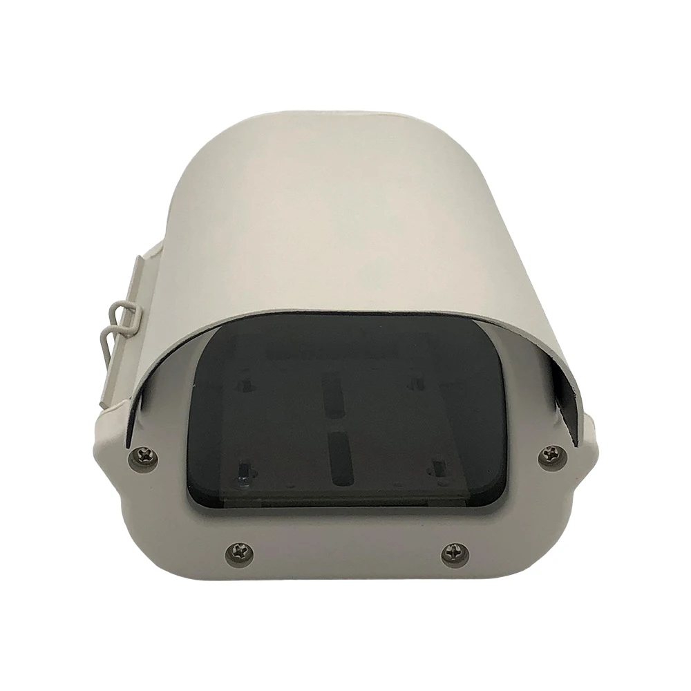 6 Inch Clear Glass Window Without Lens Cut Out Ring CCTV Camera Housing Outdoor Casing Waterproof Enclosure Aluminium Cover