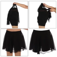 Женское платье для катания на коньках, роликовые юбки для конькобежцев, Защитные шорты, одежда для катания на льду/фигурного катания, класс танцев, гимнастическое Упражнение