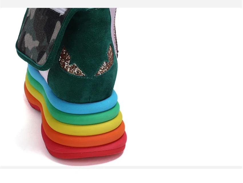 IGU бренд; Новинка года; уличная одежда; модные кроссовки, визуально увеличивающие рост; женская обувь на плоской подошве; милая Студенческая женская обувь на толстой платформе; ботинки