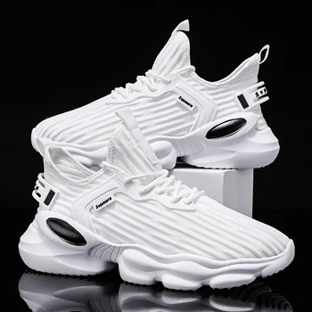 

Fashion Men Casual Shoes 2020 brand sneakers men Lightweight Lace-up Walking Sneakers trainer Male Footwear D113