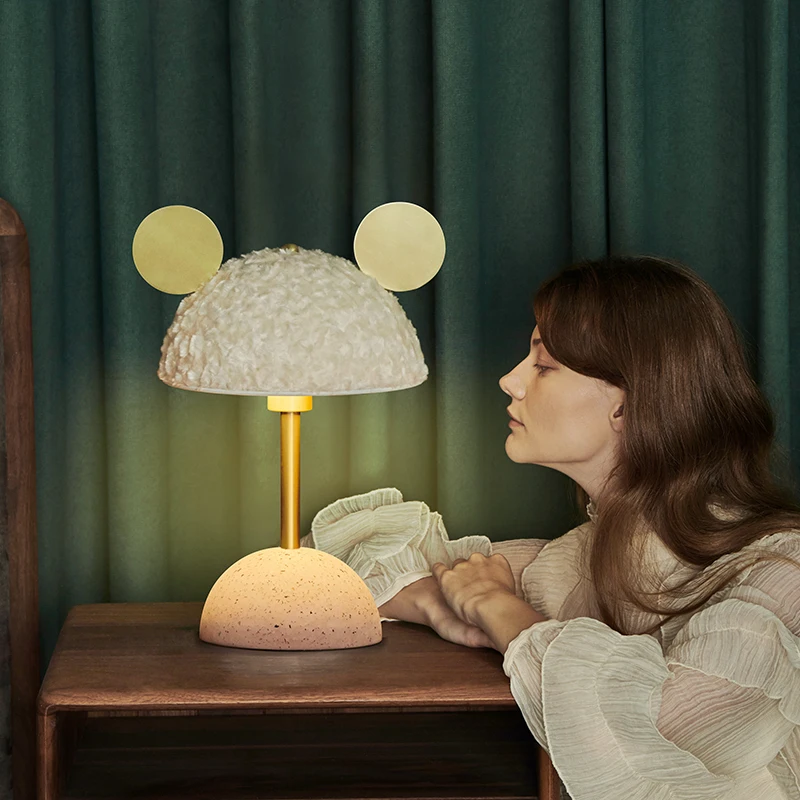 

Modern Iron Table Lamp Home Decor Cartoon Table Lamps for The Bedroom Bedside Study Hotel Living Children's Room Desk Light Lamp