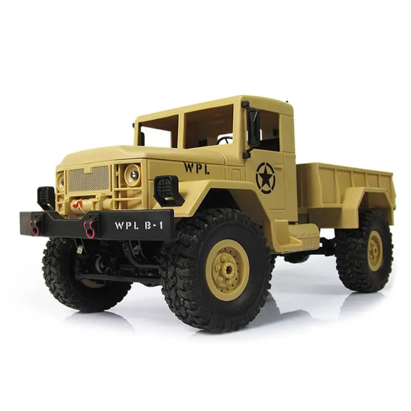 WPL B14 RC автомобиль 1/16 Рок Гусеничный внедорожник 4WD 2,4G военный грузовик автомобиль забавная игрушка 634F