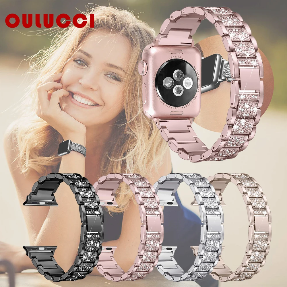 Fghgf Нержавеющая сталь часы ремешок для iwatch Apple Watch браслет со звеньями 38 мм 42 мм Lwith адаптер series3/2/1