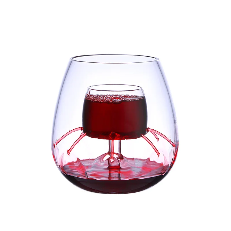 1pcs low520ml Креативный бокал для вина, фонтан, красное вино, стеклянная чашка, боросиликатное стекло, бокал для красного вина, бокал для вина - Цвет: 1pcs low520ml
