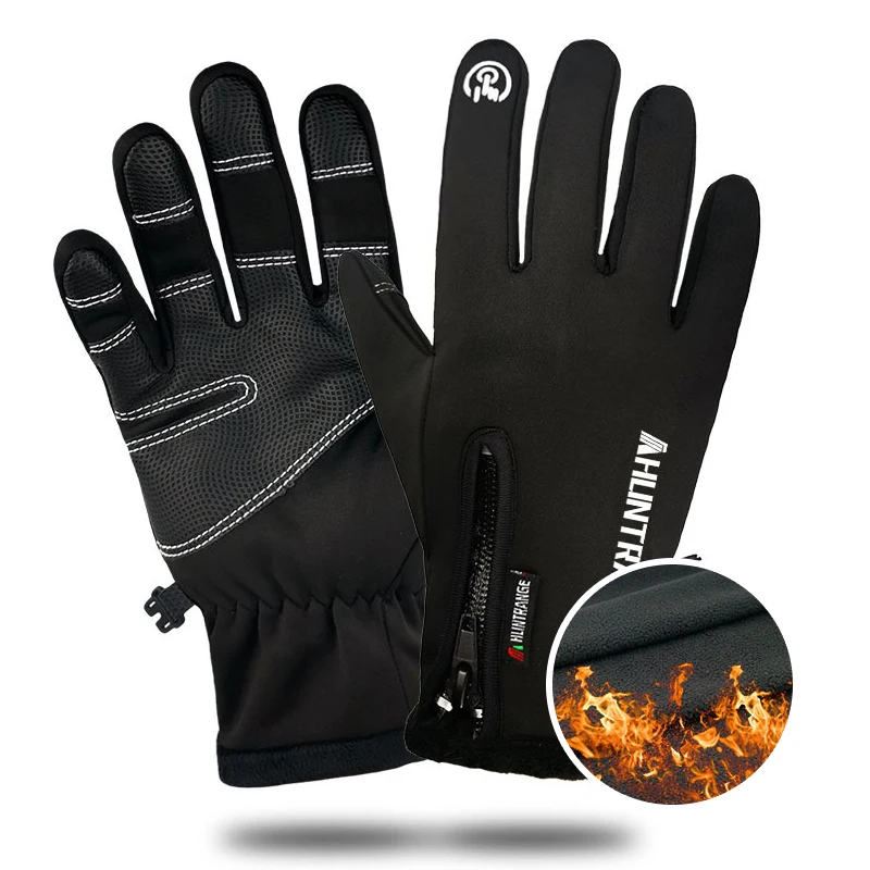 

Winter Riding Warm Gloves Unisex Cycling Waterproof Touch Screen Non-Slip Gloves Motorcycle Skiing Sports Gloves