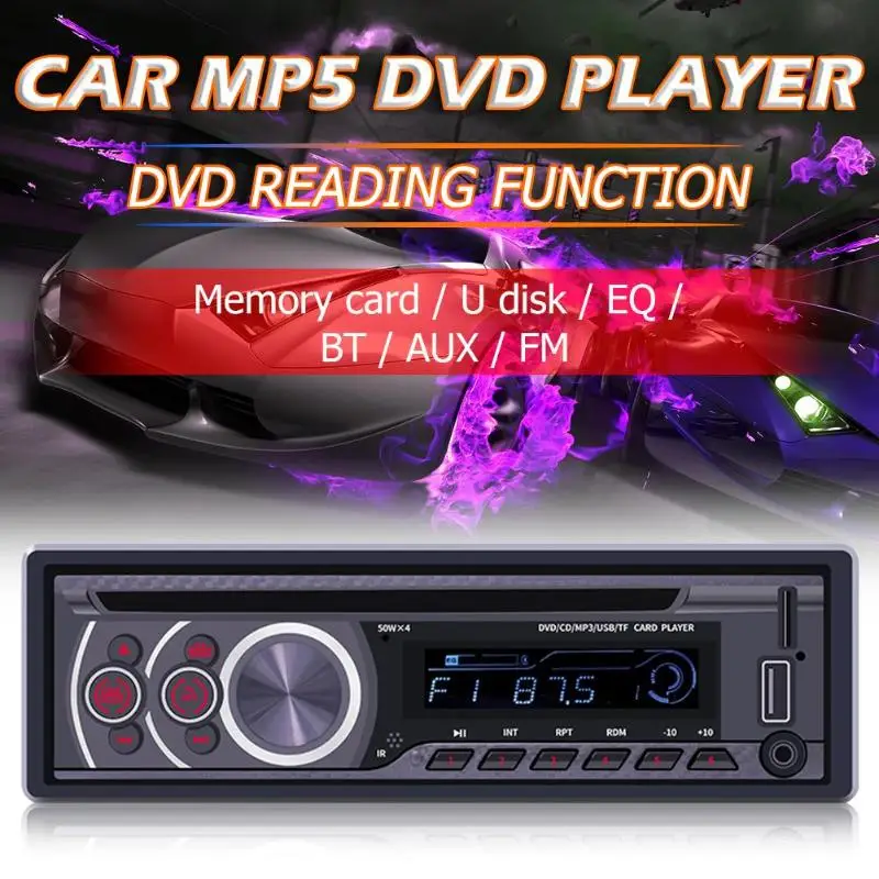 SWM 8169A Bluetooth автомобильный стерео CD VCD dvd-проигрыватель AUX USB FM радио головное устройство