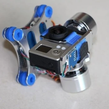 

Practical 2 Axis Aerial Photography Board Easy Use Gimbal Controller Brushless Anti Vibration Adjustable Direct Fit For Gopro3
