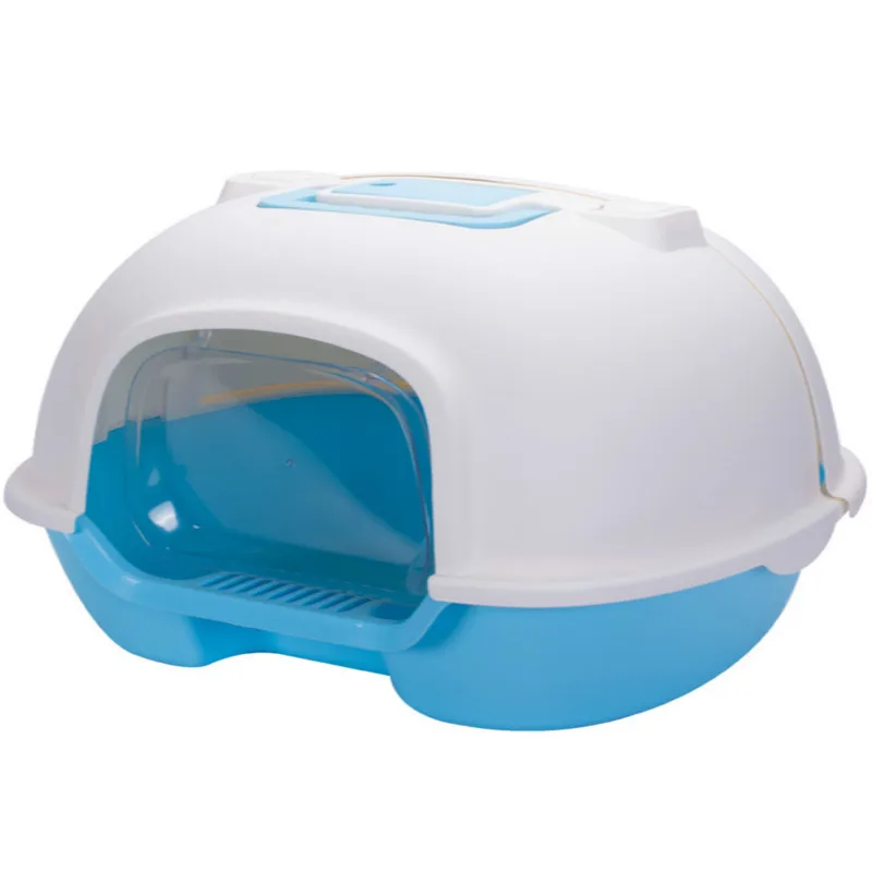 

Cat sand basin fully enclosed cat toilet cat sand basin anti-splash ingenas big cat poop pot cat supplies