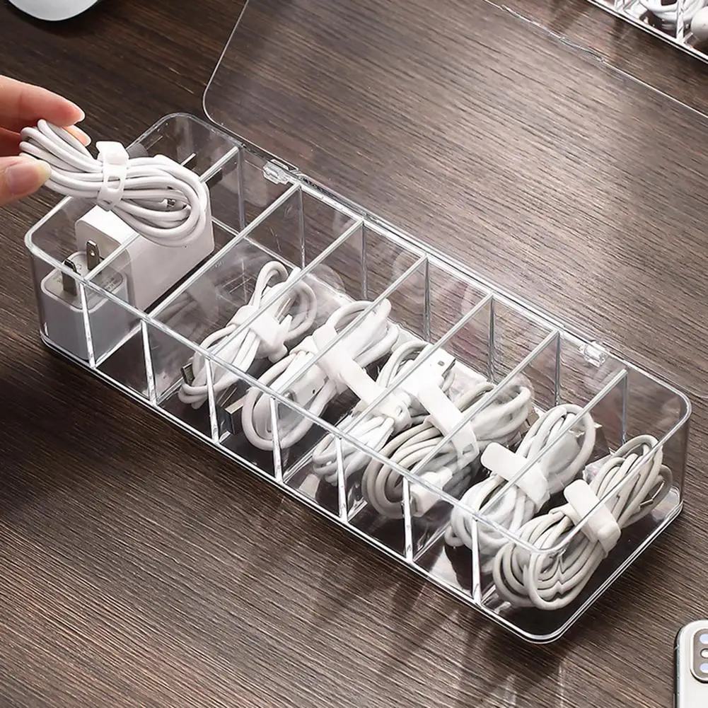 New Cable Storage Box Power Strip Wire Case Anti Dust Charger Socket Organizer Network Line