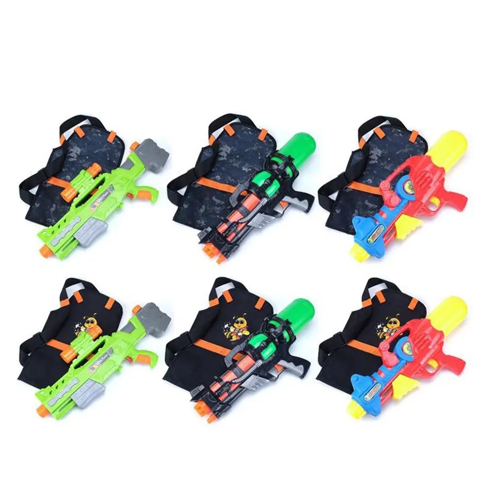 

Summer Toy Water Gun Children High Pressure Water Gun & Baby Playing Water Beach Toys Children's Cartoon Backpack Water Gun