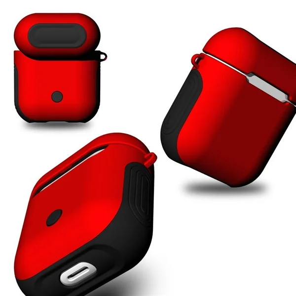 Защитный чехол для Airpods 1 2 чехол силикон и ПК чехол для Airpods зарядная коробка полная защита противоударный чехол для Air Pods